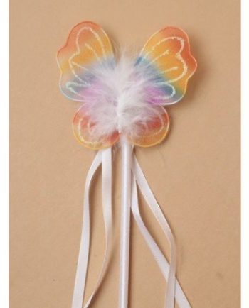 Rainbow Butterfly Wand