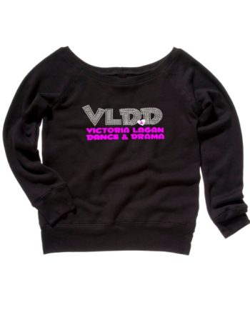Victoria Lagan Dance and Drama Off the Shoulder Sweatshirt
