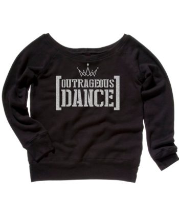 Outrageous Dance Off the Shoulder Sweatshirt