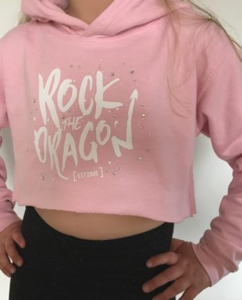 RTD Baby Pink Crop Hoodie