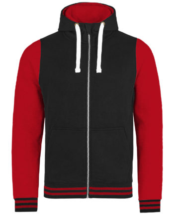Varsity Zipped Hoodie