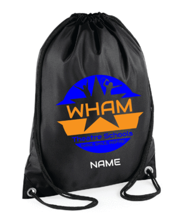 Wham Theatre Schools Drawstring Gym Bag