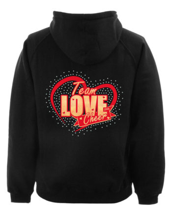 Team Love Cheer Zipped Hoodie