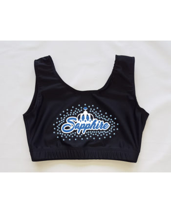 Sapphire Elite Lycra Crop Top