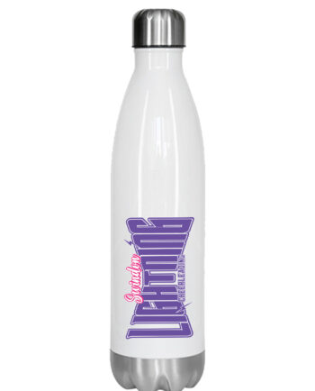 Swindon Lightning Cheerleading Club White Water Bottle