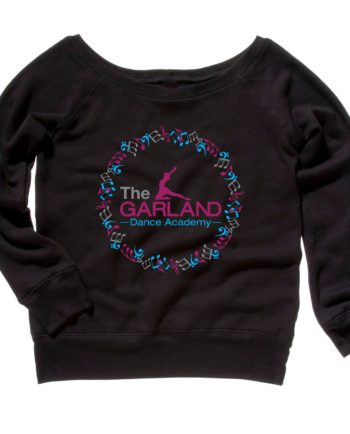 The Garland Dance Academy Off The Shoulder Sweatshirt
