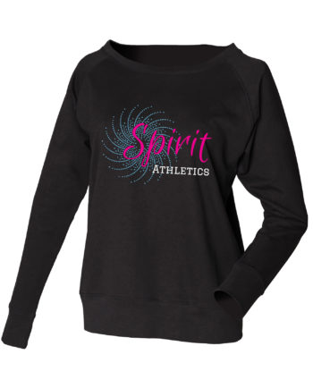 Spirit Athletic Off The Shoulder Sweatshirt