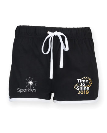 COGO Travel Sparkles Retro Shorts