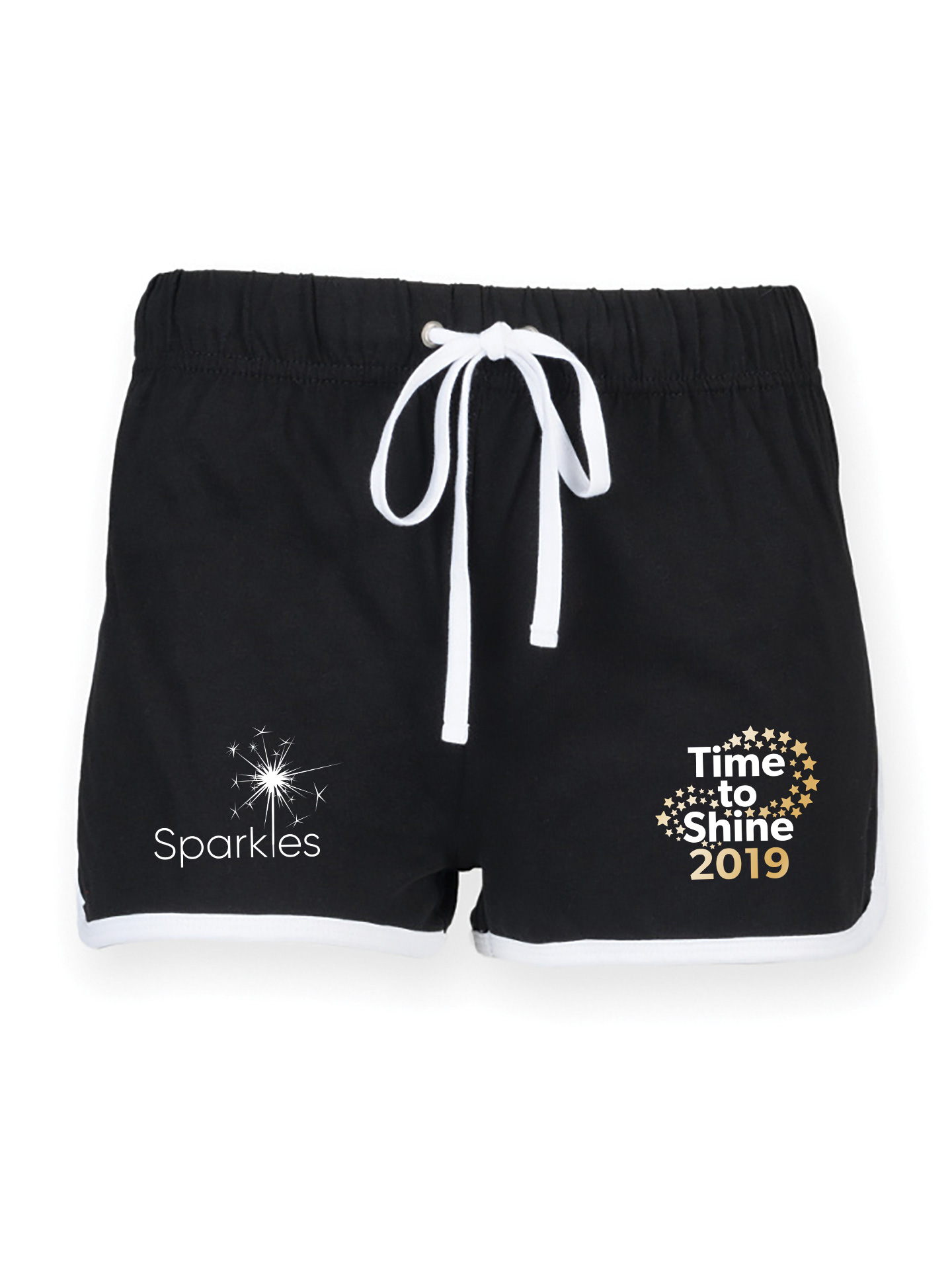 COGO Travel Sparkles Retro Shorts
