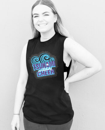 Tsunami Allstars Cheerleading Open Side Vest