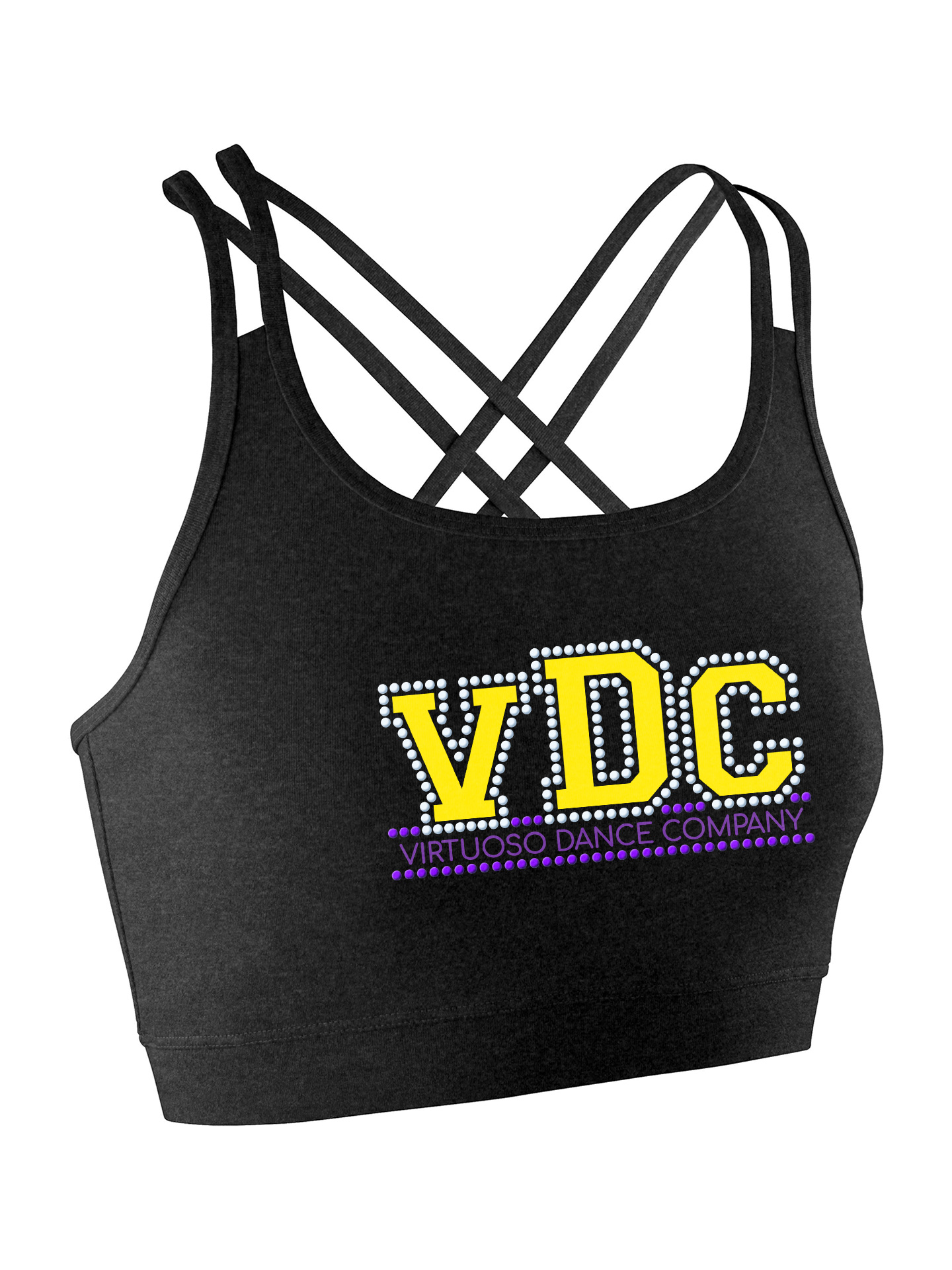Virtuoso Dance Company Back Detail Crop Top