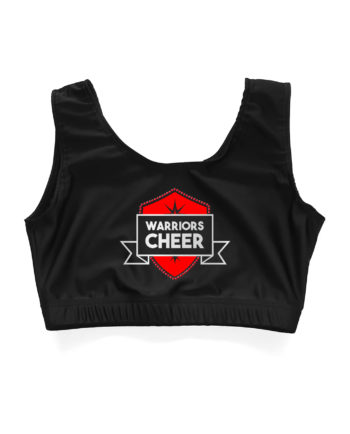 Warriors Cheer Lycra Crop Top