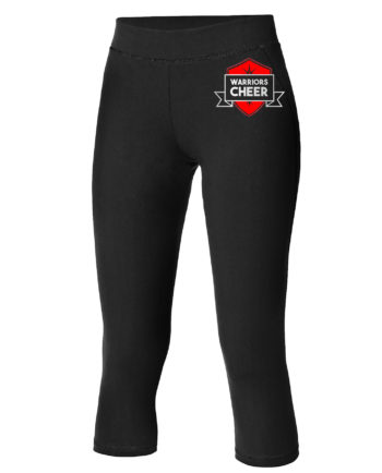 Warriors Cheer Capri Leggings