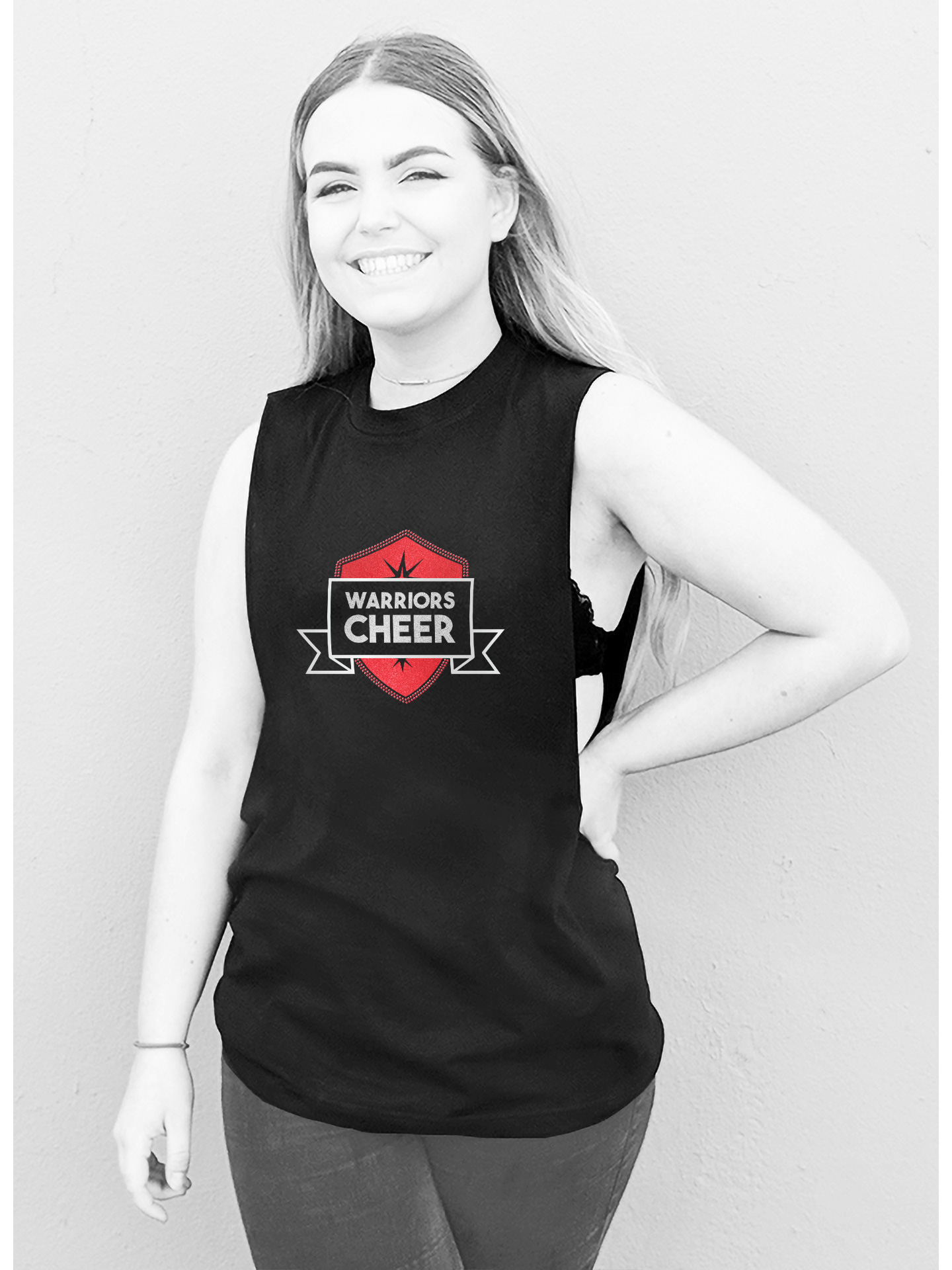 Warriors Cheer Open Side Vest