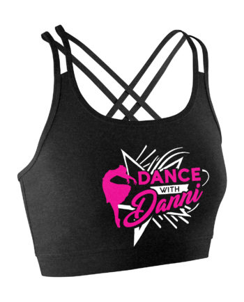Dance With Danni Strappy Back Lycra Crop Top