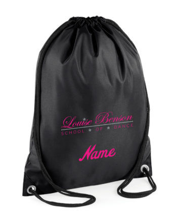Louise Benson School of Dance Drawstring Gym Bag