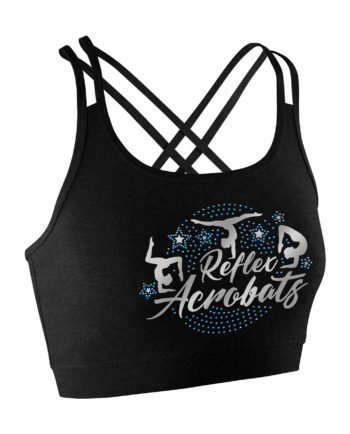Reflex Acrobats Strappy Back Lycra Crop Top