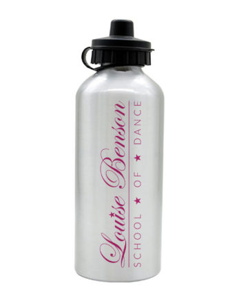 Louise Benson School of Dance Silver Water Bottle