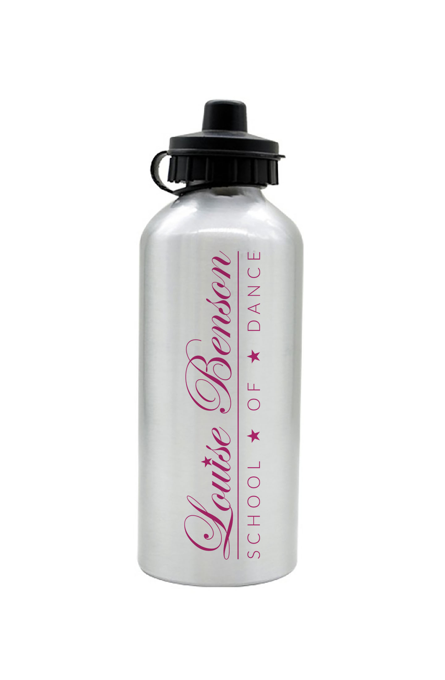 Louise Benson School of Dance Silver Water Bottle