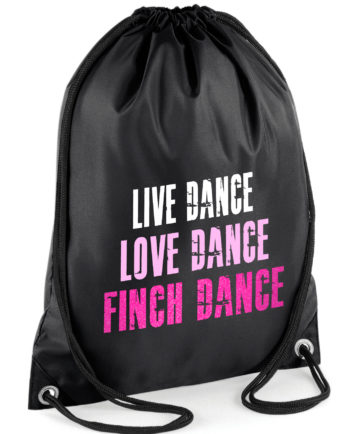 Finch School Of Dancing Drawstring Gym Bag