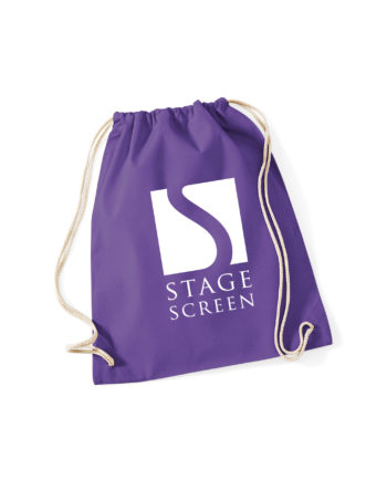 StageScreen Cotton Drawstring Gym Bag
