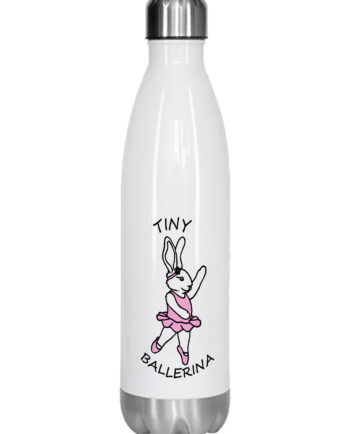 The Dance Studio Herts Tiny Ballerina White Water Bottle