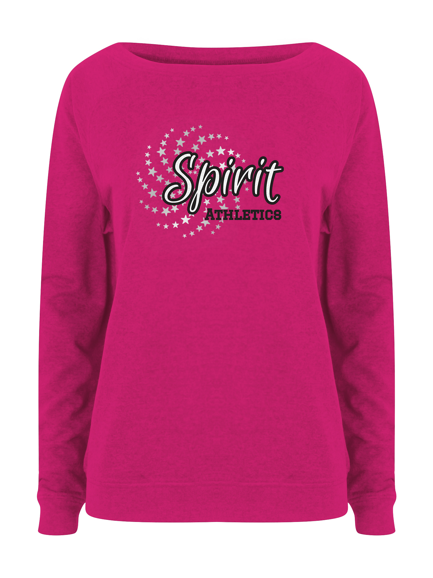 Spirit Athletic Slouch Sweatshirt Pink
