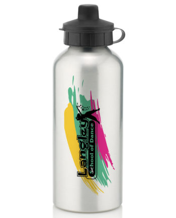 Langley School of Dance Silver Water Bottle