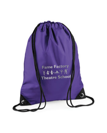 Fame Factory Drawstring Gym Bag