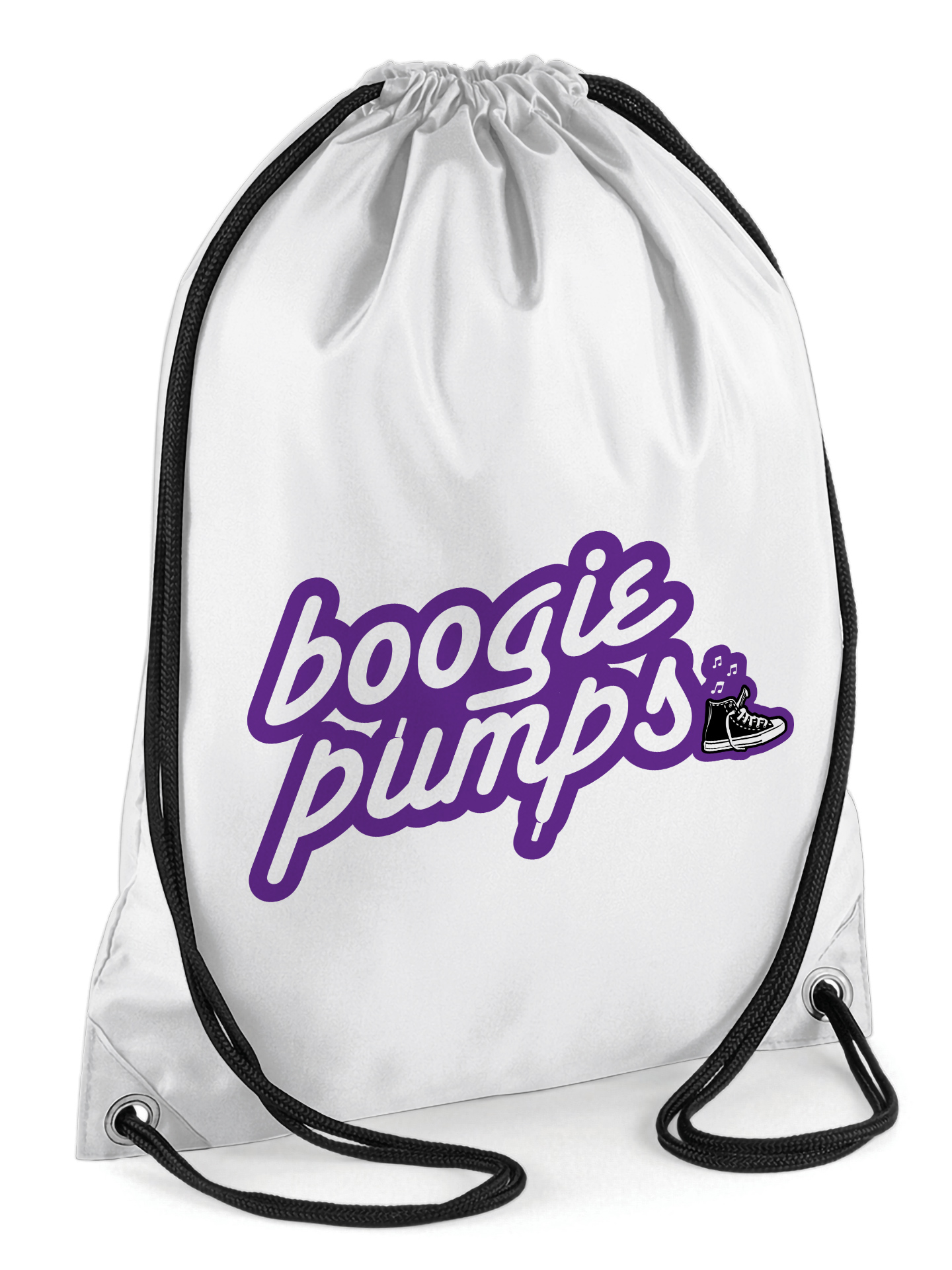 Boogie Pumps Drawstring Gym Bag Rock the Dragon