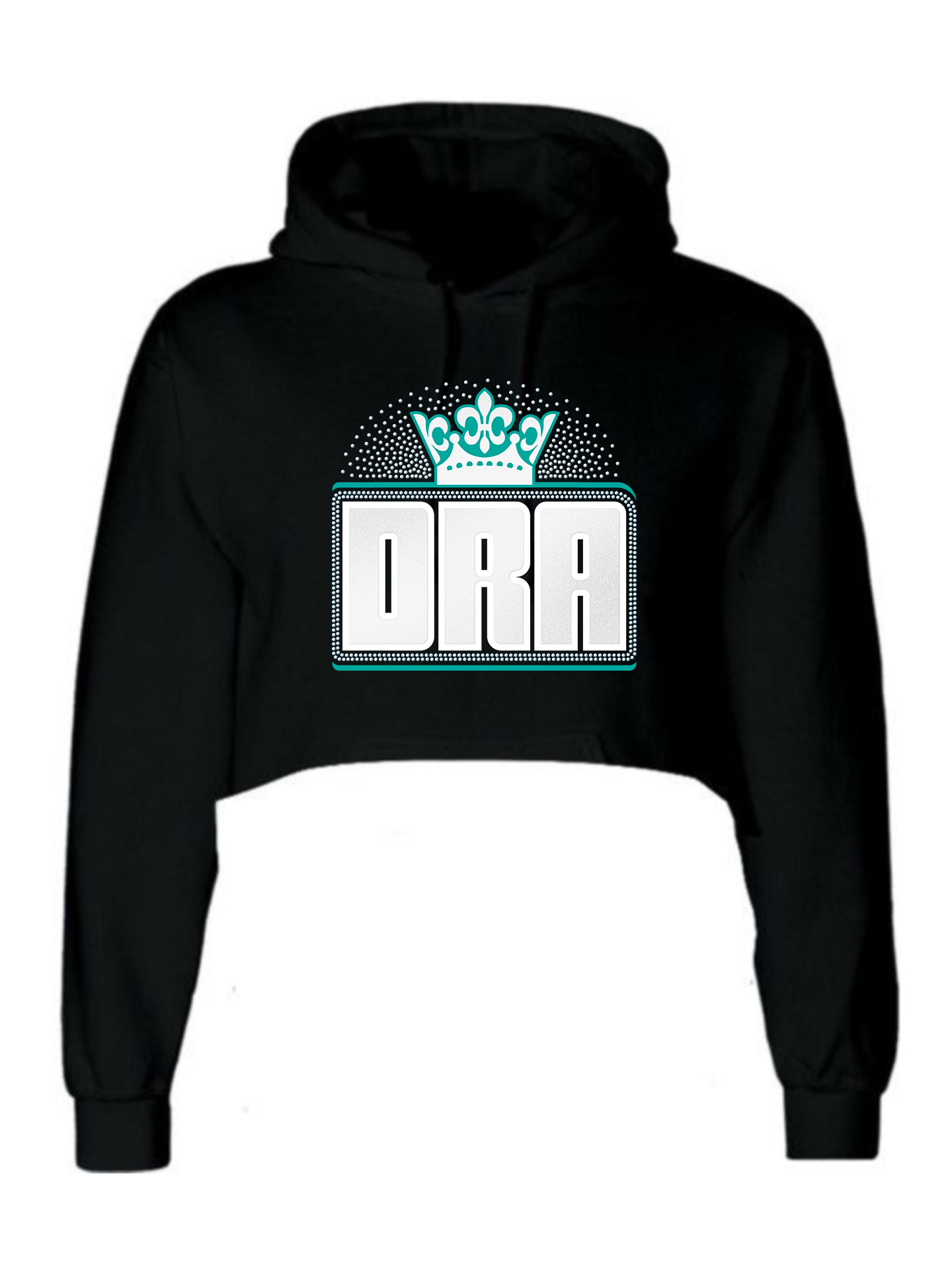 Dynasty Reign Cotton Cropped Hoodie