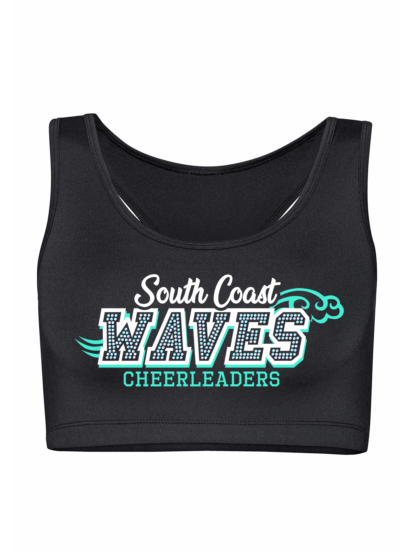 South Coast Waves Sports Bra