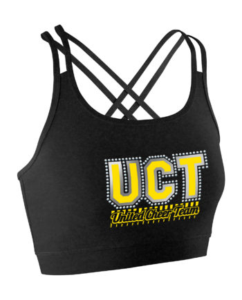 United Cheer Team Lycra Back Detail Crop Top