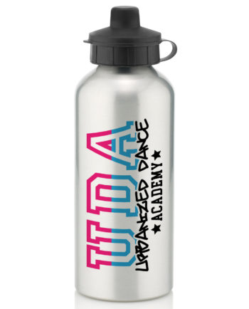 UDA - Urbanized Dance Academy Silver Water Bottle