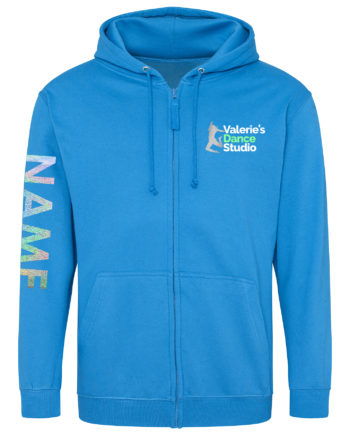 Valerie's Dance Studio Zipped Hoodie