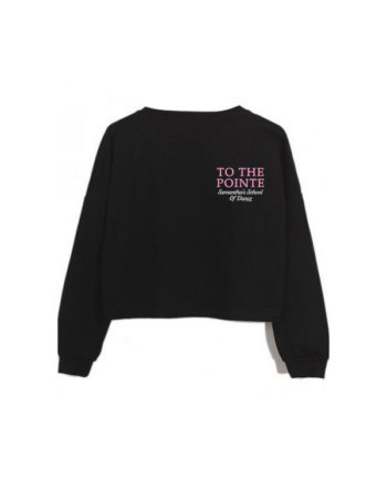 To The Pointe Cropped Sweatshirt