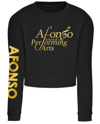 Afonso School of Performing Arts Girls Crop Sweatshirt