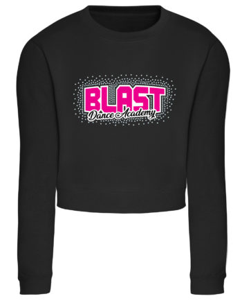 Blast Cheer Cropped Sweatshirt Alternative Logo