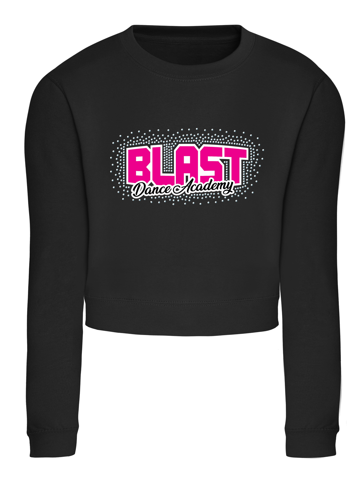 Blast Cheer Cropped Sweatshirt Alternative Logo