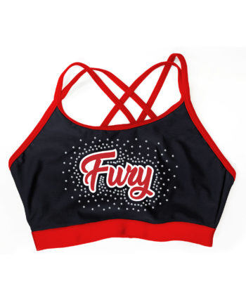 Caterham Allstars Cheerleading Fury Lycra Top**CUSTOM LYCRA 6-8 WEEK LEAD TIME**