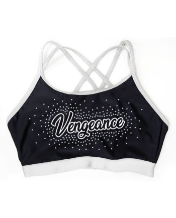 Caterham Allstars Cheerleading Vengeance Lycra Top**CUSTOM LYCRA 6-8 WEEK LEAD TIME**