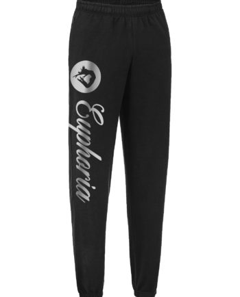 Euphoria Dance Black Cuffed Joggers