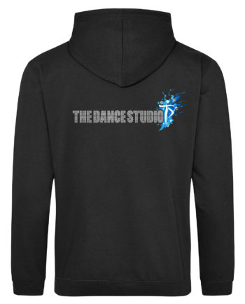 The Dance Studio Rhinestone Zipped Hoodie