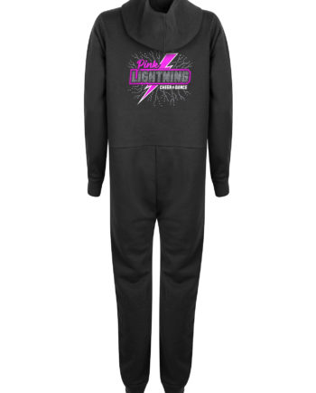 Pink Lightning Cheer Onesie