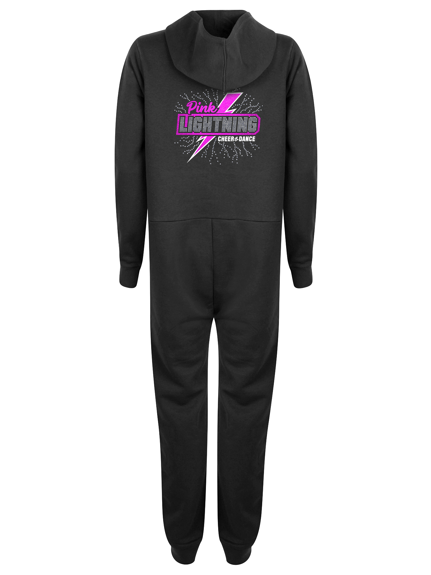 Pink Lightning Cheer Onesie
