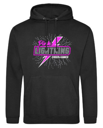 Pink Lightning Cheer Pullover Hoodie