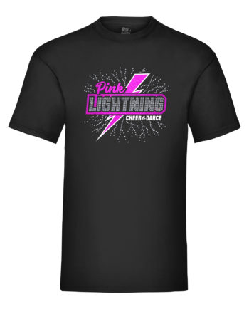 Pink Lightning Cheer T-Shirt