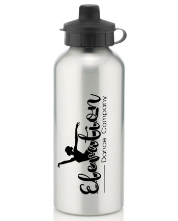 Elevation Dance Company Silver Water Bottle