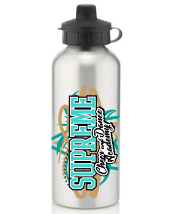Supreme Cheer and Dance Academy Silver Water Bottle