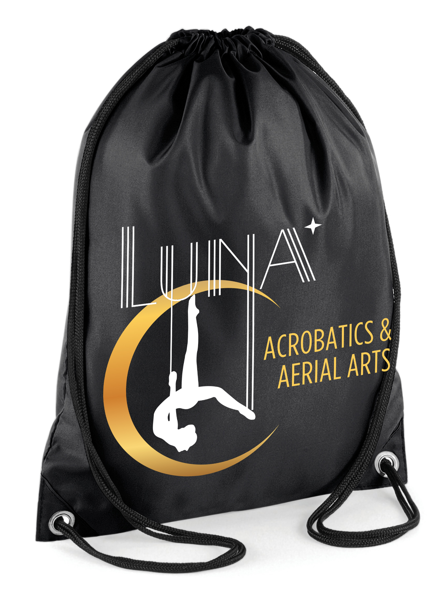 Luna Acrobatics and Aerial Dance Drawstring Gym Bag